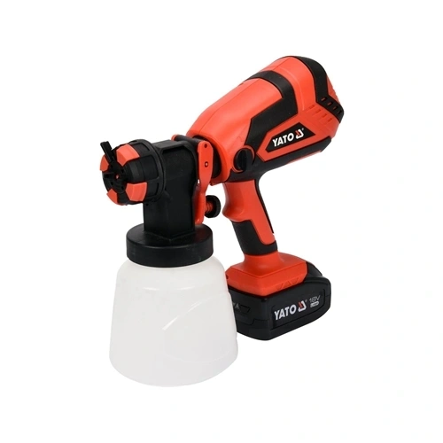 YATO Akkumulátoros festékszóró pisztoly 1000 ml 18 V Li-Ion (1 X 4.0 Ah akku és töltő) (YT-82765) F282996
