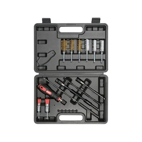 YATO Befecskendezőszelep tisztító készlet 19 részes 1/4" Inox, műanyag, réz kefék (YT-17623) F283318