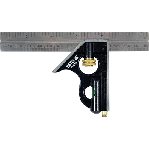 YATO Derékszög és Vonalzó, libellával 150 mm (YT-70770) F284346