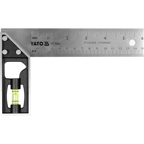 YATO Derékszög libelávval, rozsdamentes 150 mm/6" (YT-70843) F284349