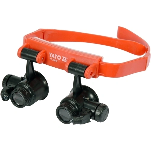 YATO Fejpántos nagyító LED világítással 10x - 25x (YT-73840) F285095