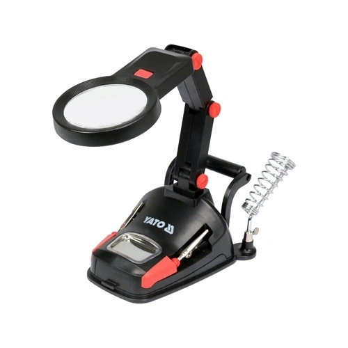YATO Forrasztó állány nagyítóval és LED lámpával (YT-73861) F285291
