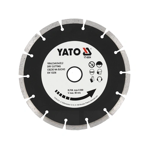 YATO gyémánt vágókorong 180 mm szegmentált (YT-6004) F285599