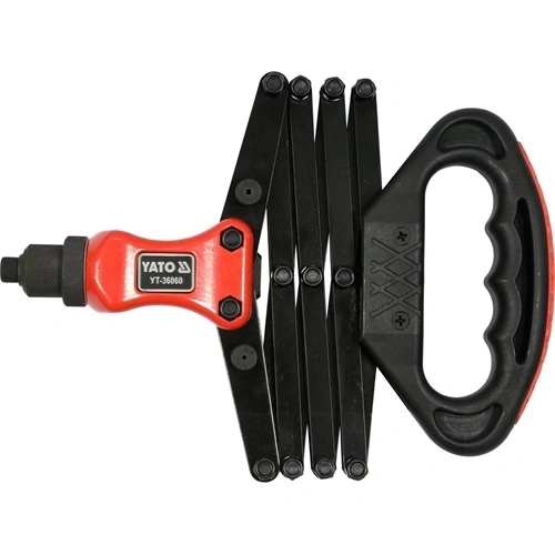 YATO Harmónikás popszegecsfogó 2.4-6.4 mm 250-810 mm (YT-36060) F285669