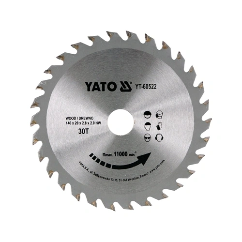 YATO Körfűrészlap fához 140x20 mm 30T (YT-60522) F286273