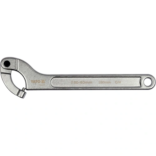 YATO Körmös kulcs állítható 50-80 mm csapos CrV (YT-01677) F286415