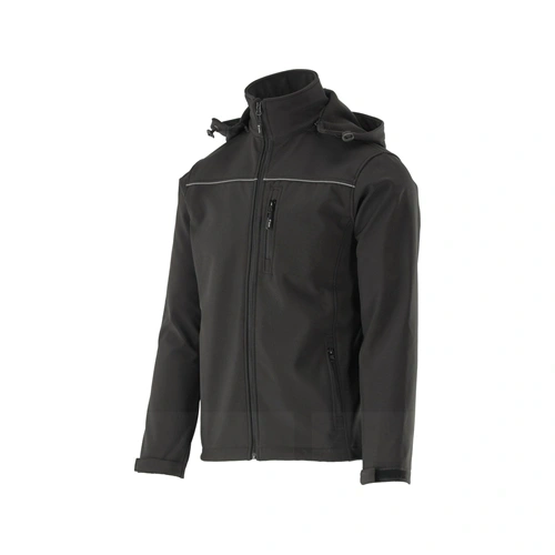 YATO Munkavédelmi softshell kabát kapucnival fekete 3XL 3 zsebes (YT-79555) F287447