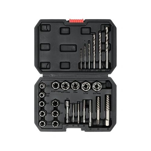 YATO Sérült-, törtcsavar kiszedő és fúró készlet 26 részes 3/8" (YT-05893) F288216
