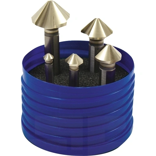 BECK Kúpsüllyesztő készlet változó osztás HSS ZrN 90 fok 6.30-2 5mm háromszög szár F291131