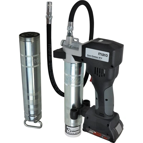 MATO Akkus zsírzóprés 18V/2Ah PREMIUM-S-LS AMPShare töltővel és akkuval F293380