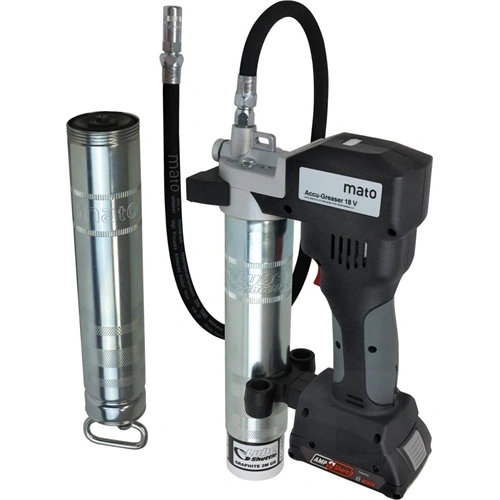 MATO Akkus zsírzóprés 18V/2Ah PREMIUM-S-LS AMPShare töltővel és akkuval F293380