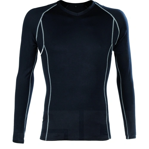 Bodywarmer fekete jégerfelső, hosszú ujjú, rugalmas XL F293840