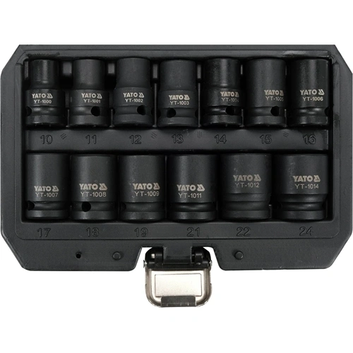 YATO gépi dugókulcs készlet 13 részes 1/2" 10-24 mm crmo (YT-10251) F294780