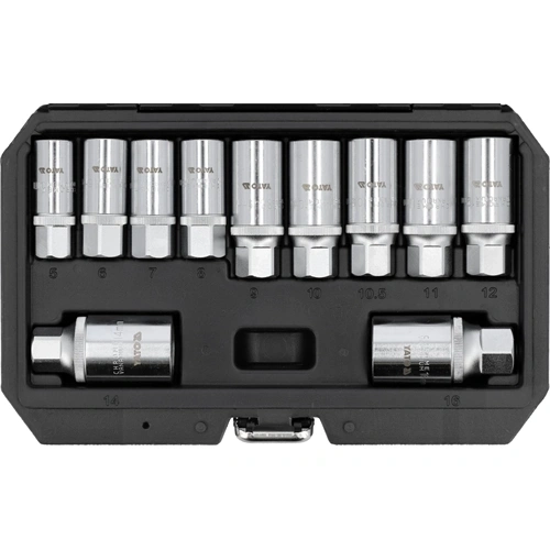 YATO tőcsavar kiszedő készlet 11 részes 3/8", 1/2" (YT-06201) F295825