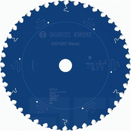 Bosch Expert for Wood körfűrészlap 254x25.4-40 F295974